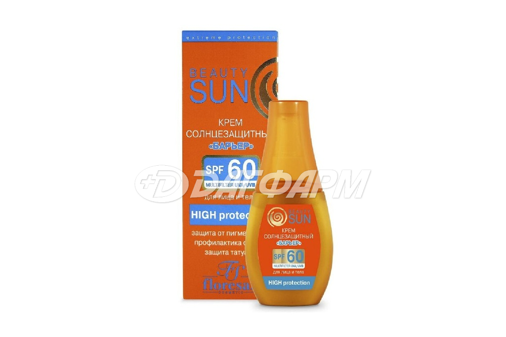 ФЛОРЕСАН крем барьер beauty sun spf 60 75 мл ф-283