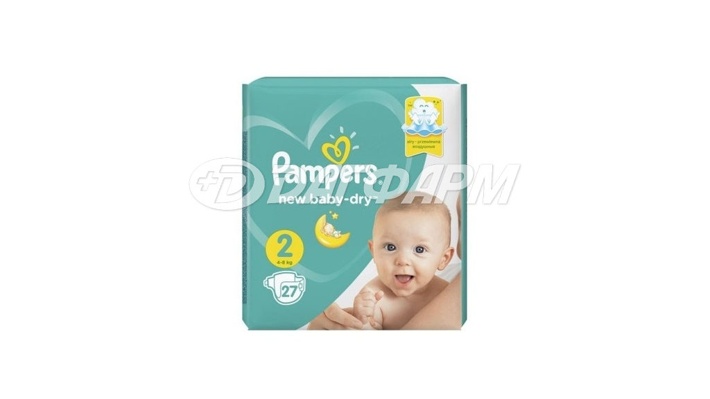 ПАМПЕРС New Baby-Dry подгузники мини (4-8 кг) №27