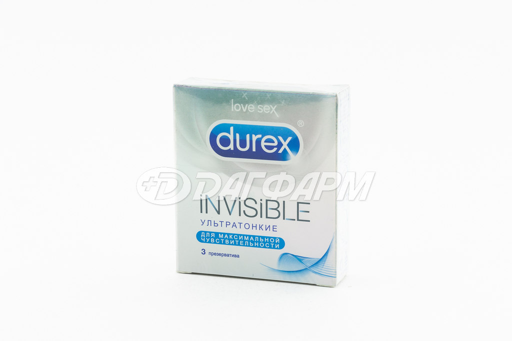 DUREX презервативы invisible №3