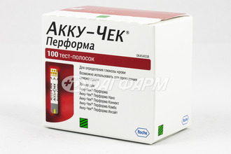 ACCU-CHEK Performa тест-полоски №100