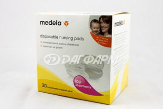 MEDELA прокладки для груди одноразовые №30