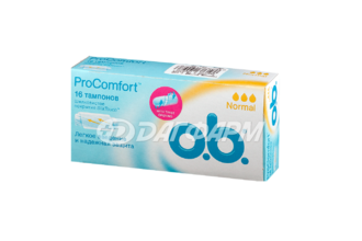 О.Б. тампоны procomfort normal №16