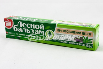ЛЕСНОЙ БАЛЬЗАМ  паста зубн. с экстр. шалфея, алоэ, отваром трав 75мл