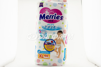 MERRIES подгузники для детей р.XL 12-20кг №44