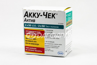 ACCU-CHEK Аctive тест-полоски №100