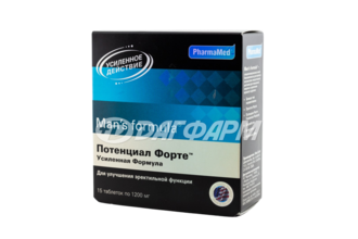 MAN'S FORMULA  потенциал форте усиленная формула таблетки  №15