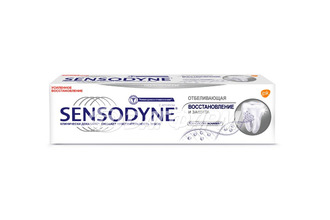 SENSODYNE паста зубная восстановление и защита отбеливающая 75мл