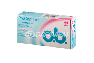 О.Б. тампоны procomfort mini №16